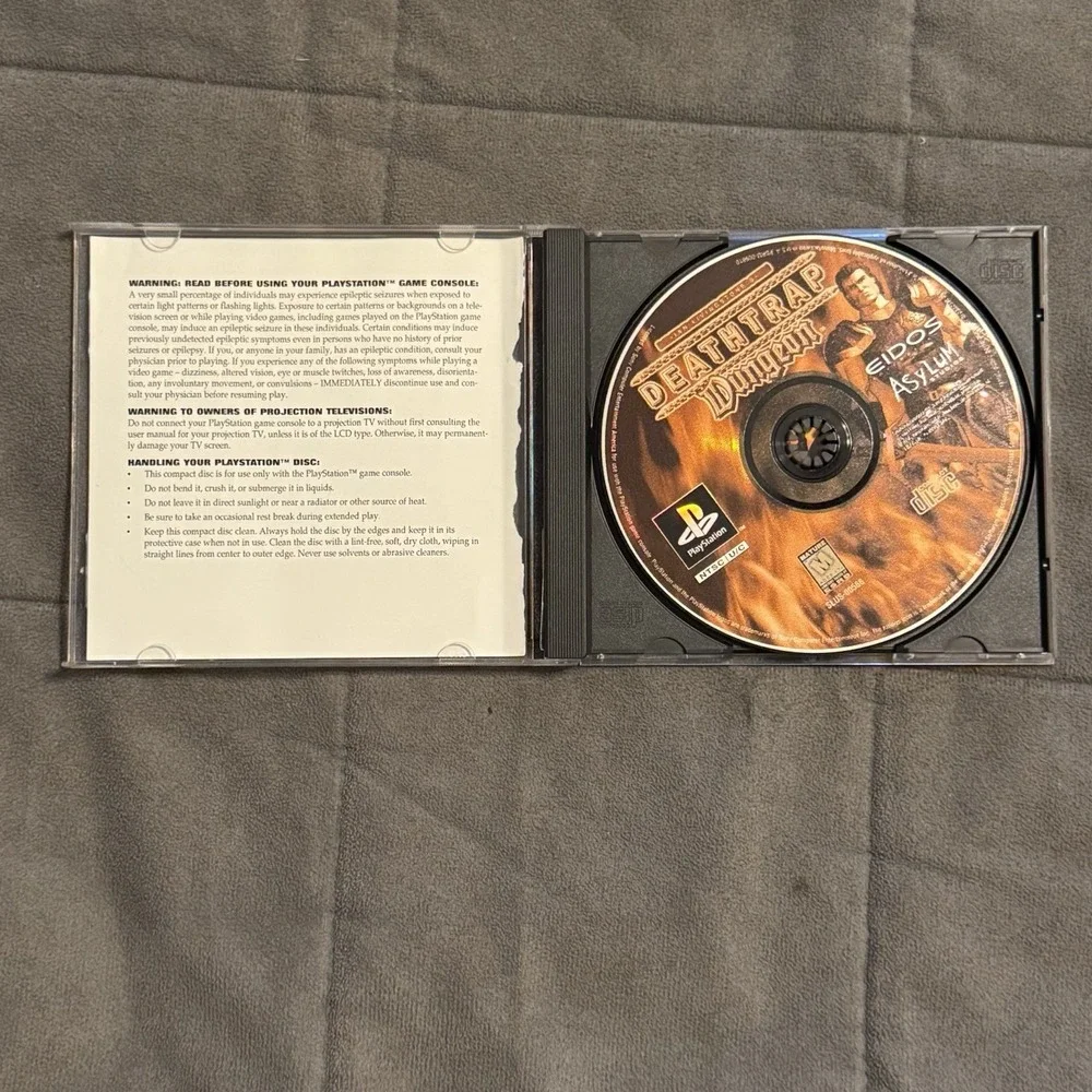 Deathtrap Dungeon Sony PlayStation 1 (PS1) PS1 Death Trap & Working